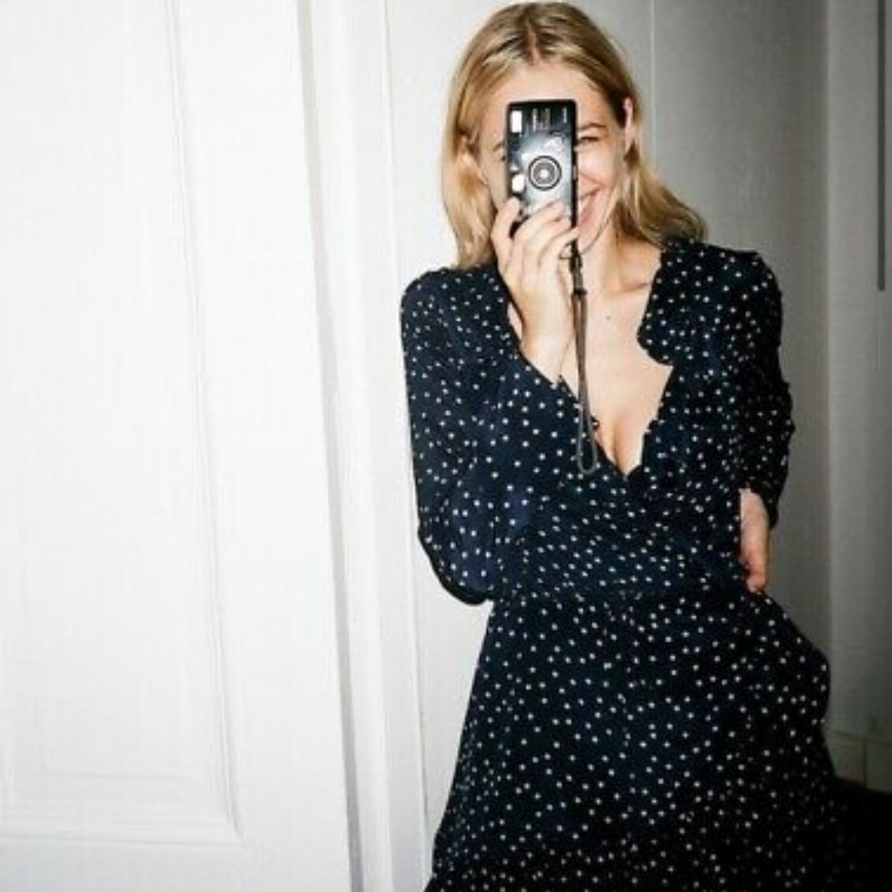Réalisation Par THE ALEXANDRA Dress / Navy Star XS